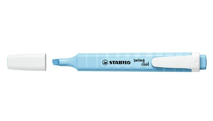 Текст маркер, Stabilo, Swing Cool Pastel, Нежно синьо - Image 2