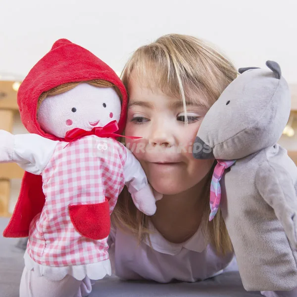 Кукла за куклен театър, Hape, Червената шапчица, 25 х 25 см - Image 3