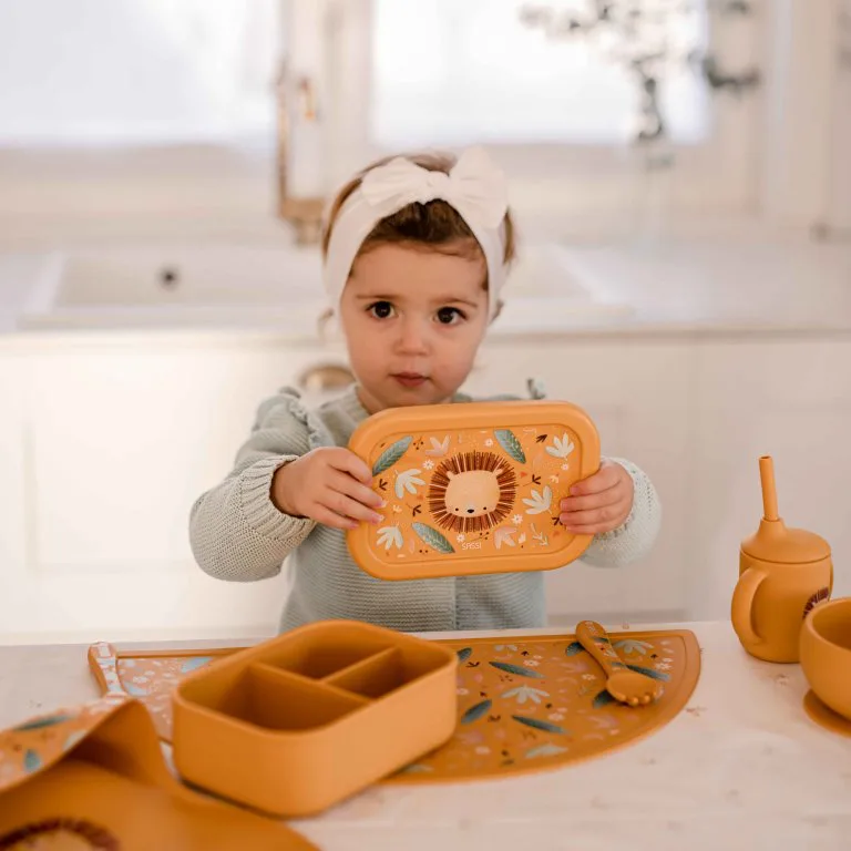 Силиконова разделителна кутия за обяд, Sassi, Лъв - Image 7