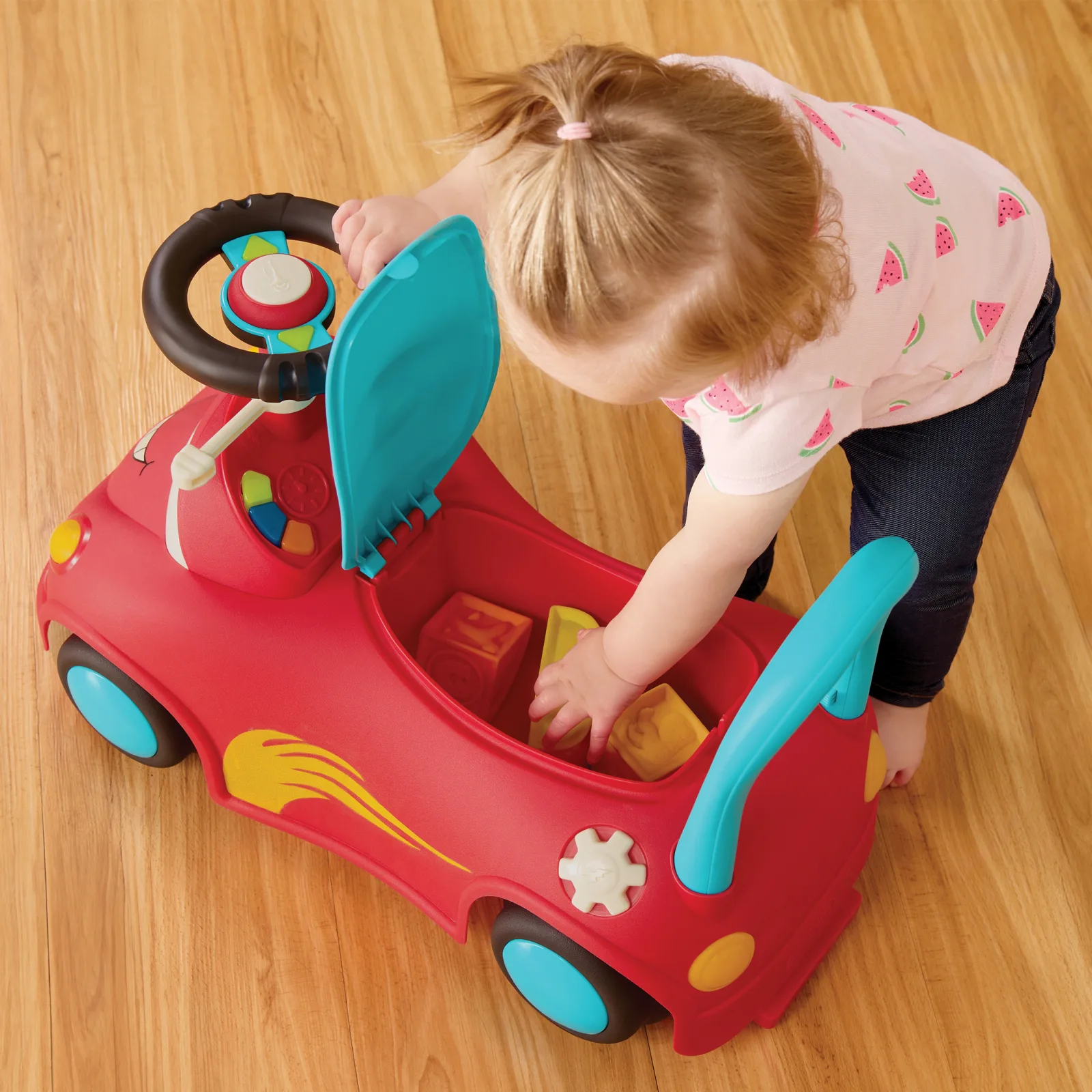 Спортна кола за бутане, Battat, Червена - Image 7