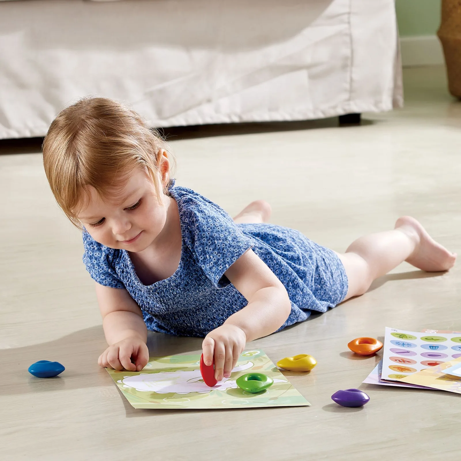 Творчески комплект, Hape, Оцветяване с пастели, 18 части - Image 8