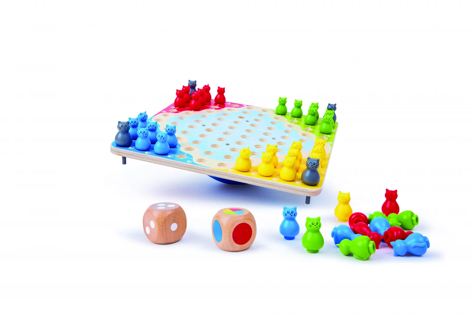 Настолна игра, Hape, Котешки остров, 3 в 1 - Image 3