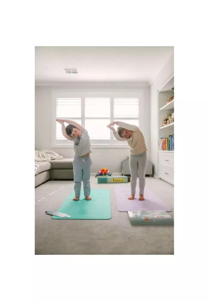 Постелка за йога за деца, Buki France, 61 х 150 см, Зелен - Image 3