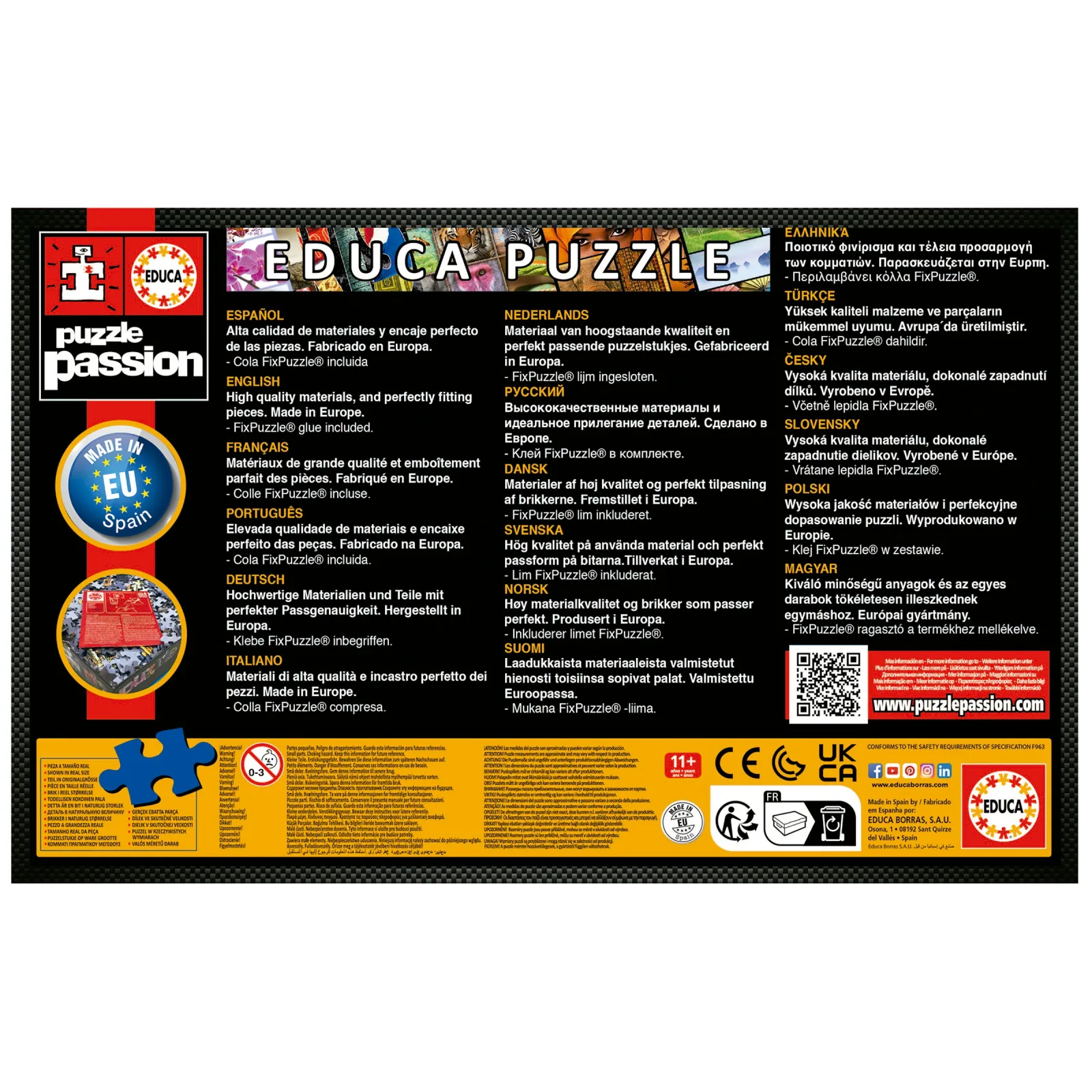 Пъзел, Educa, Колаж сладко парти, 500 части - Image 6