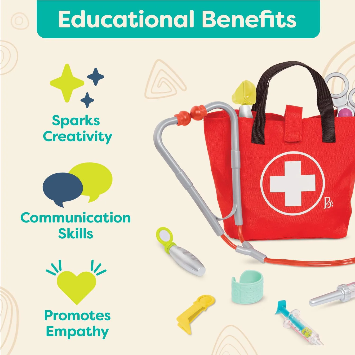 Детски докторски комплект, Battat, 11 части - Image 4