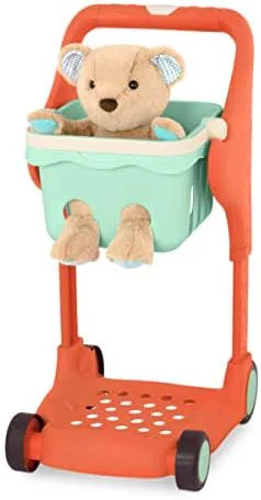 Детска музикална пазарска количка с продуки, Battat - Image 3