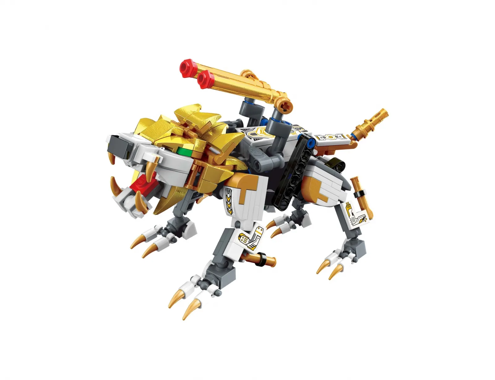 Конструктор, Qman, Mechanical Beasts, Свещеният лъв, 273 части - Image 2