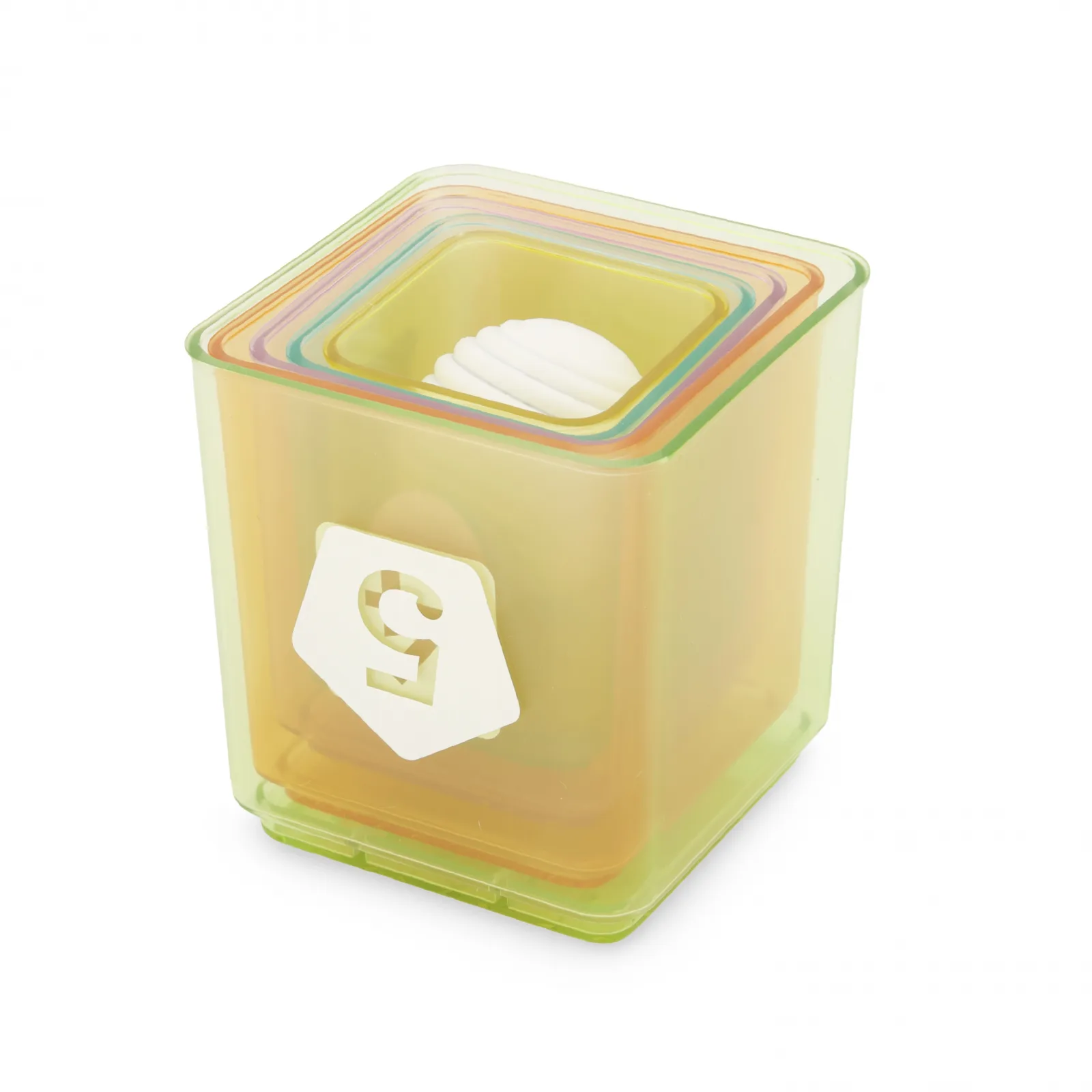 Бебешки комплект за игра, Infantino, Чашки за подреждане и топче - Image 4