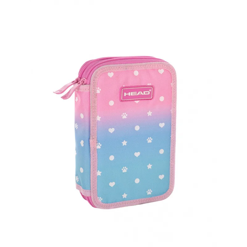 Двоен несесер, Head, AC2, Pastel Love сребърен ефект, Без аксесоари, 20.5 x 13 x 4.5 см - Image 2