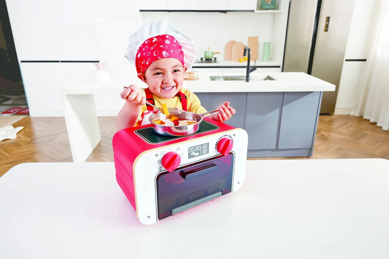 Дървена играчка, Hape, Фурна с променящи се цветове - Image 3