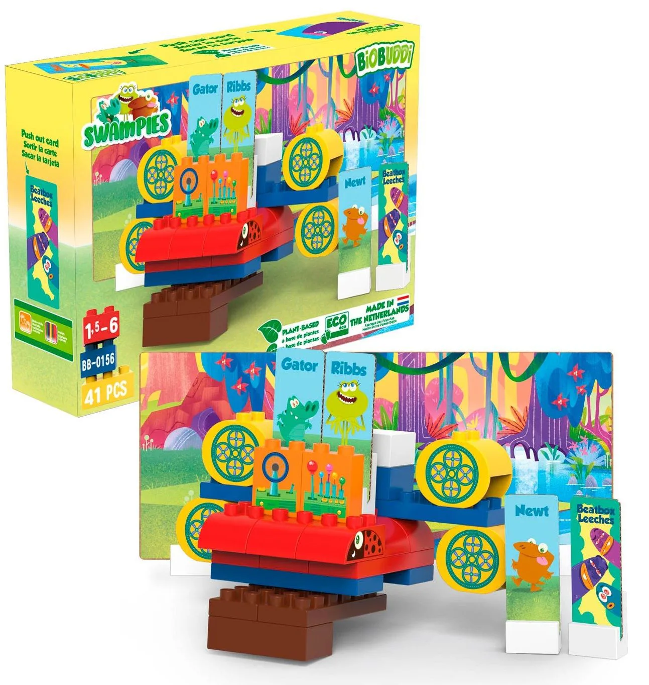 Конструктор, BioBuddi, Swampies, Космически кораб, 41 части - Image 3