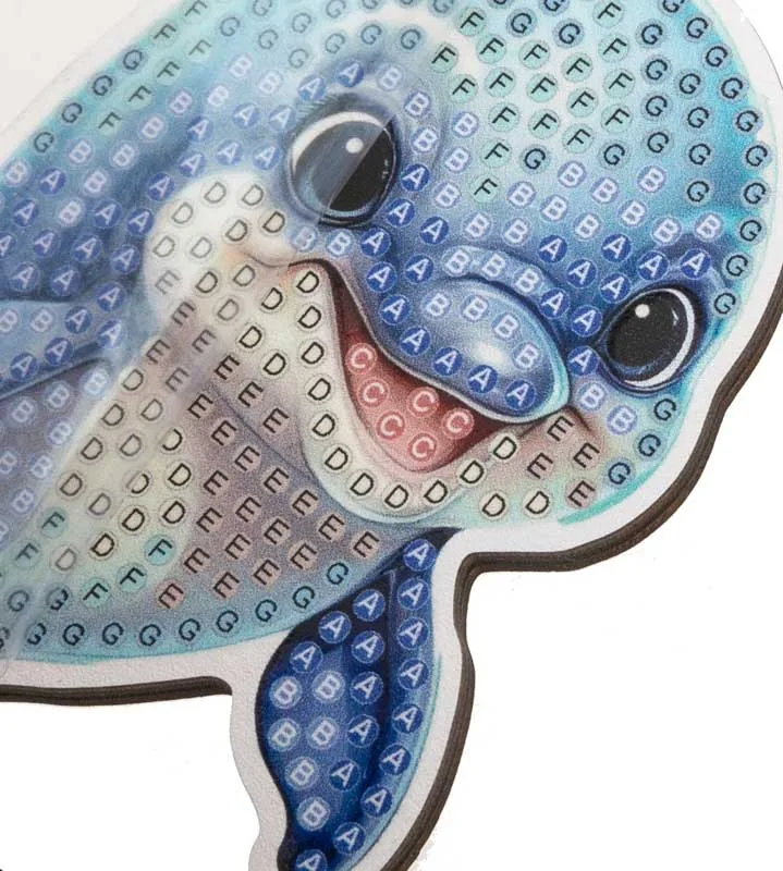 Комплект за диамантена бродерия, Craft Buddy, Crystal Art Buddies, Делфин, 7 части - Image 4