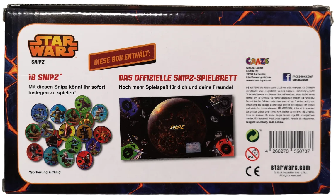 Комплект за игра, Craze, Star Wars Snipz, 19 части - Image 2