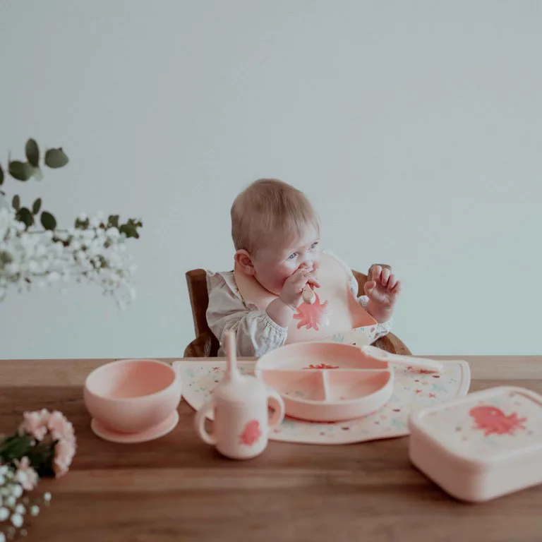 Силиконова купичка за хранене с вакуум, Sassi, Октопод - Image 6