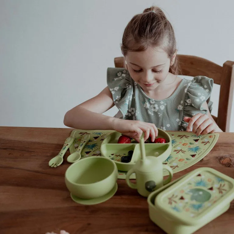 Силиконова разделителна кутия за обяд, Sassi, Динозавър - Image 8