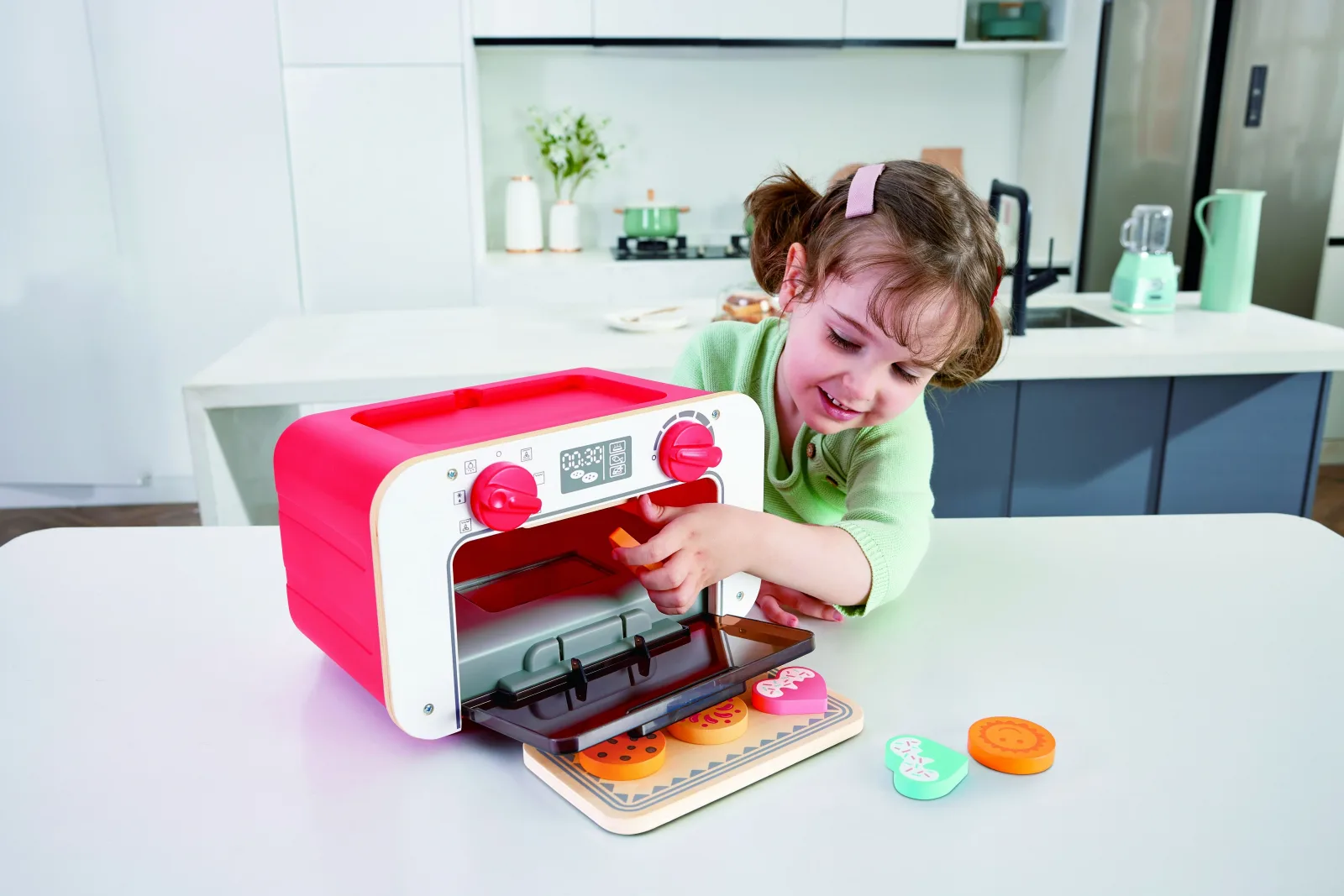 Дървена играчка, Hape, Фурна с променящи се цветове - Image 4