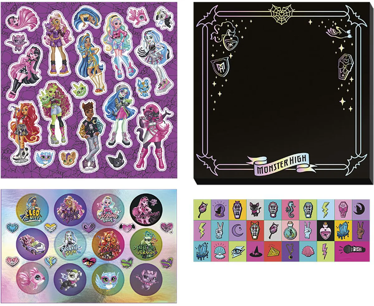 Комплект стикери, Totum, Monster High, 4 части - Image 4