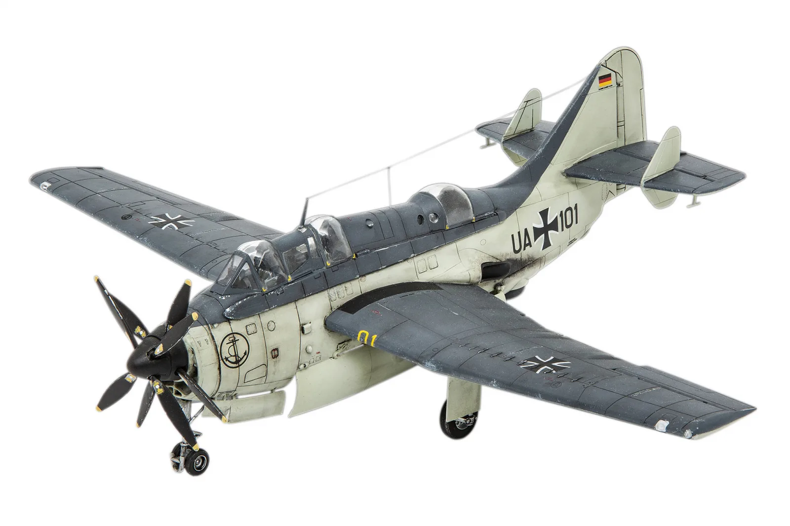 Сглобяем модел, Revell, Британски изтребител Fairey Gannet AS.1/AS.4, 120 части - Image 2