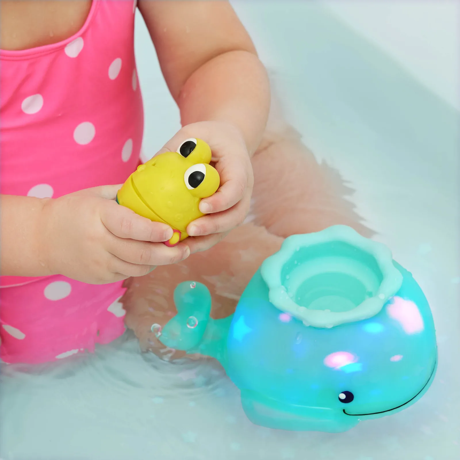 Светеща играчка за баня, Battat, Кит с фигурка - Image 3