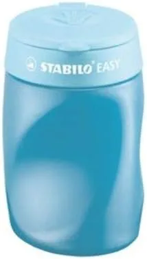Комплект ергономични моливи, Stabilo, EASYgraph S, Дясна ръка, 2 броя с острилка и гумичка, Син - Image 3