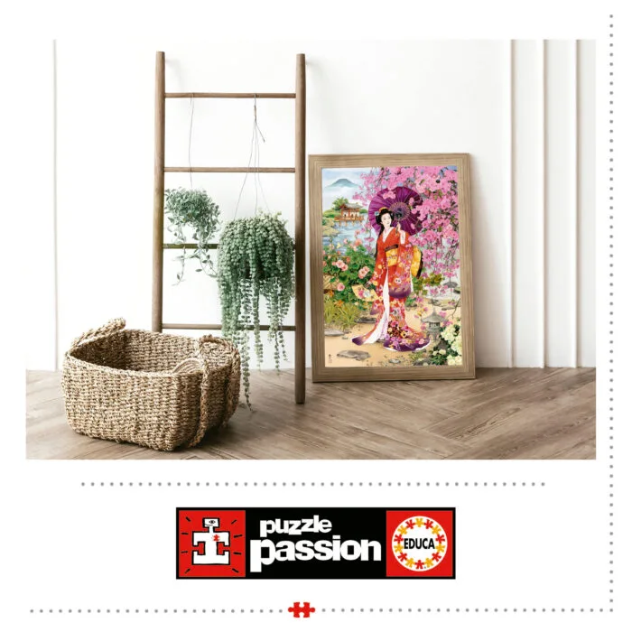 Пъзел, Educa, Градина, Харуйо Морита, 1000 части - Image 4