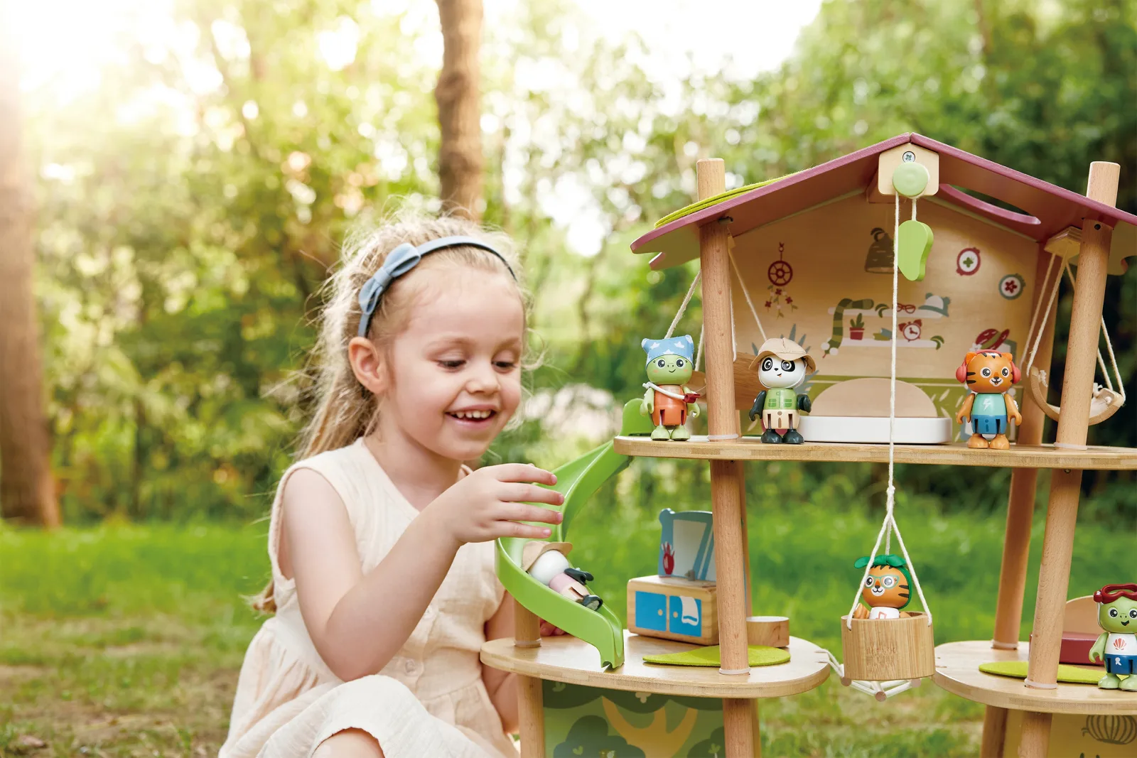 Дървен комплект, Hape, Музикално пътешествие, 11 части - Image 3