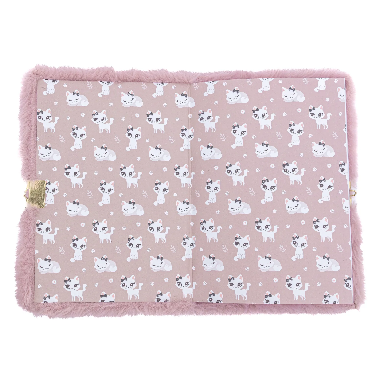 Дневник със заключване, Astra, Пухкаво коте, A5, 19 × 9 × 8 см - Image 3