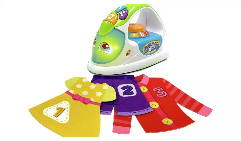Интерактивна играчка, Vtech, Leap Frog, Образователна ютия с дрехи за гладене, 24.1 х 25 х 13.3 см - Image 5