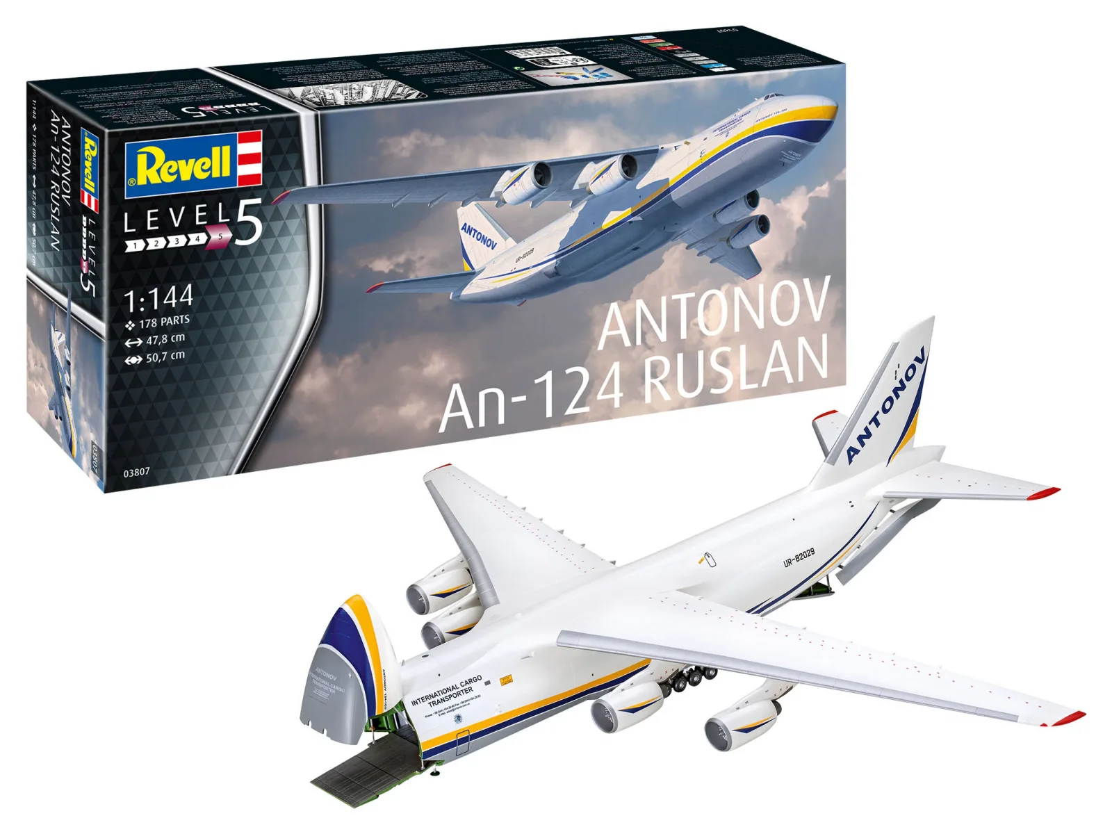 Сглобяем модел, Revell, Антонов АН-124 Руслан, 178 части - Image 2