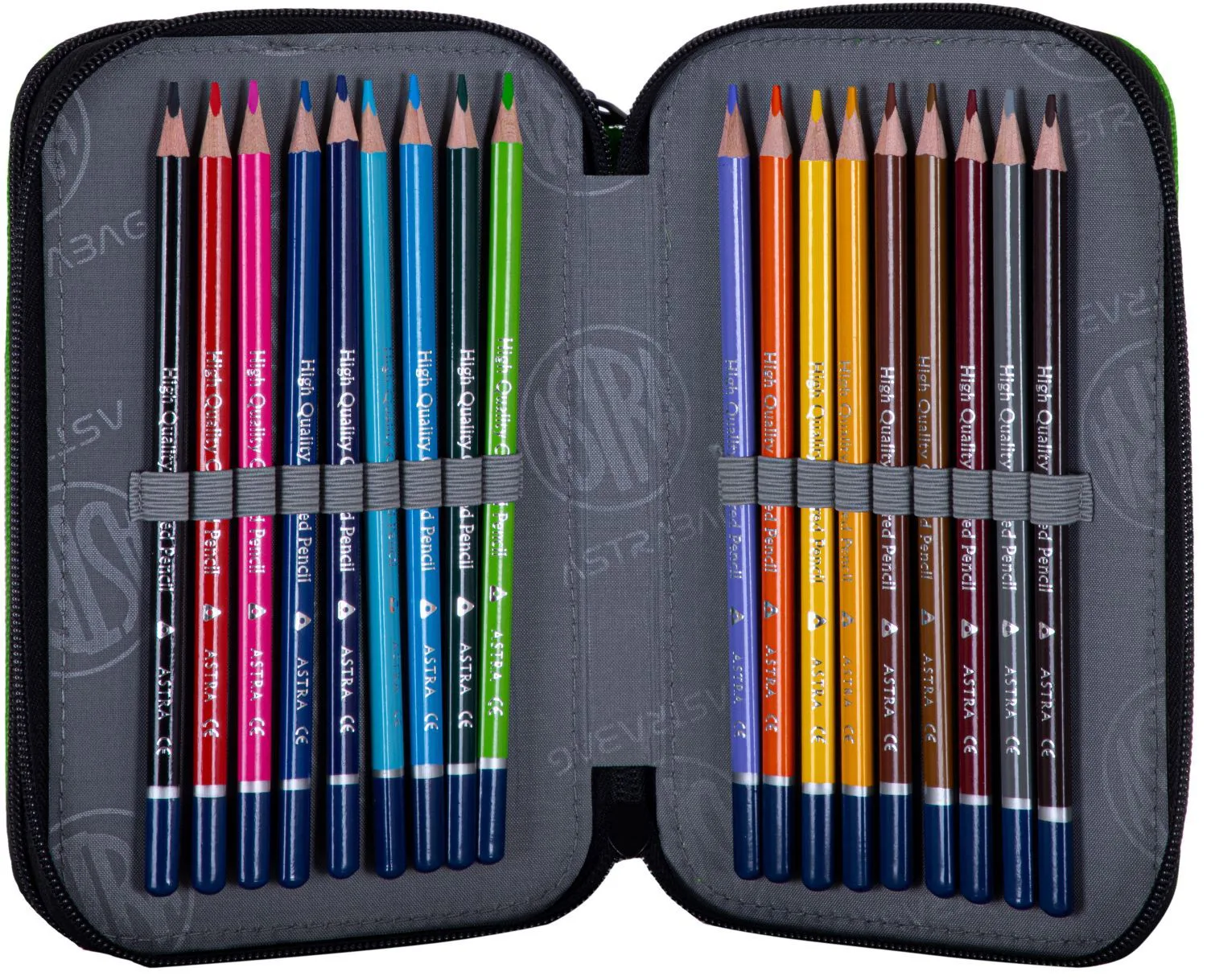 Двоен несесер, Astra, T-Rex Neon, С аксесоари, 20.5 х 13 х 4.5 см - Image 3