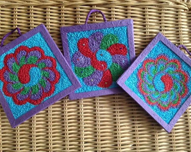 Творчески комплект, Eurekakids, Рисуване с еко бои, Мандала, 8 части - Image 4