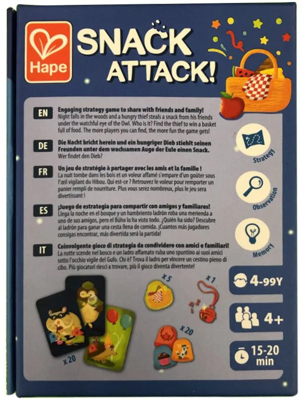 Игра с карти, Hape, Snack Attack - Image 2
