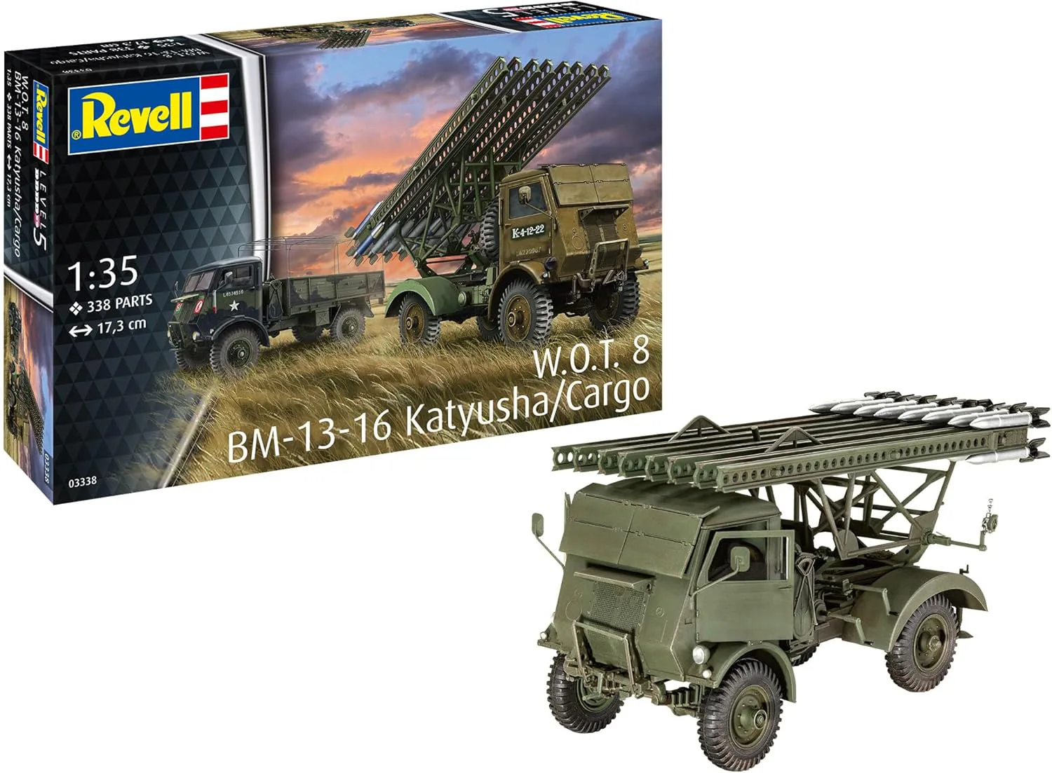 Сглобяем модел, Revell, Военен камион BM-13-16 - Image 2