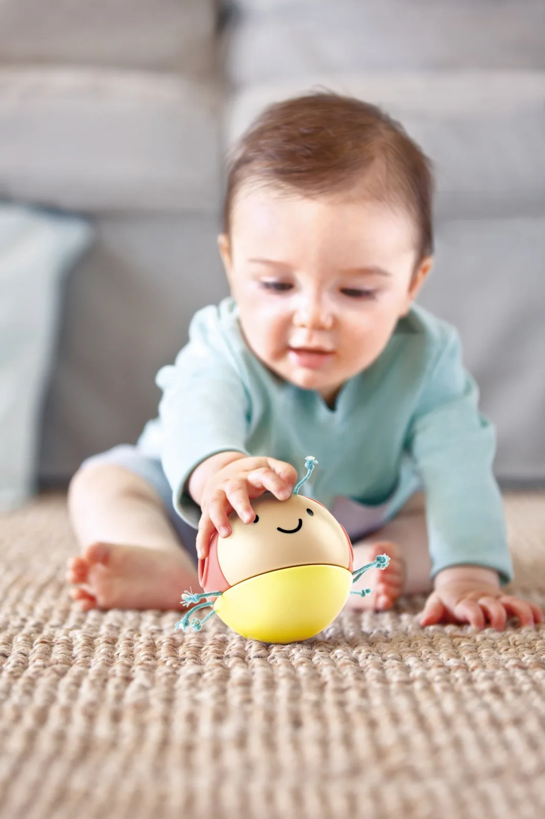 Бебешка дрънкалка, Hape, Калинка, 9 х 9 х 9 см - Image 4