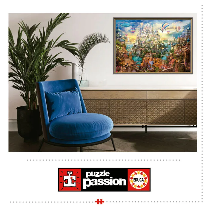 Пъзел, Educa, Градът на мечтите, 2000 части - Image 4