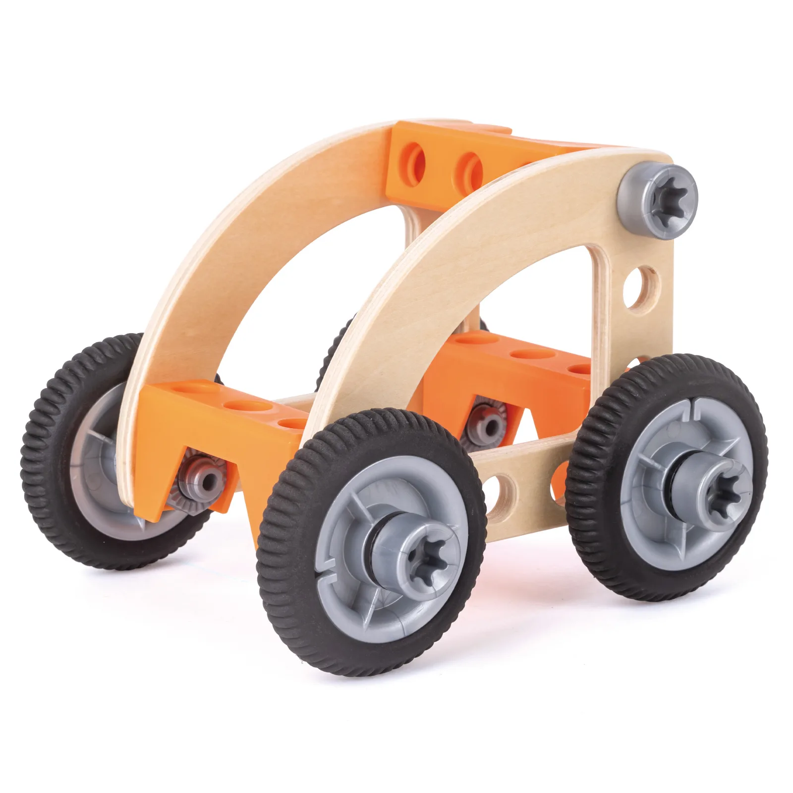 Дървен комплект, Hape, Млад изобретател, Автомобил, 37 части - Image 11