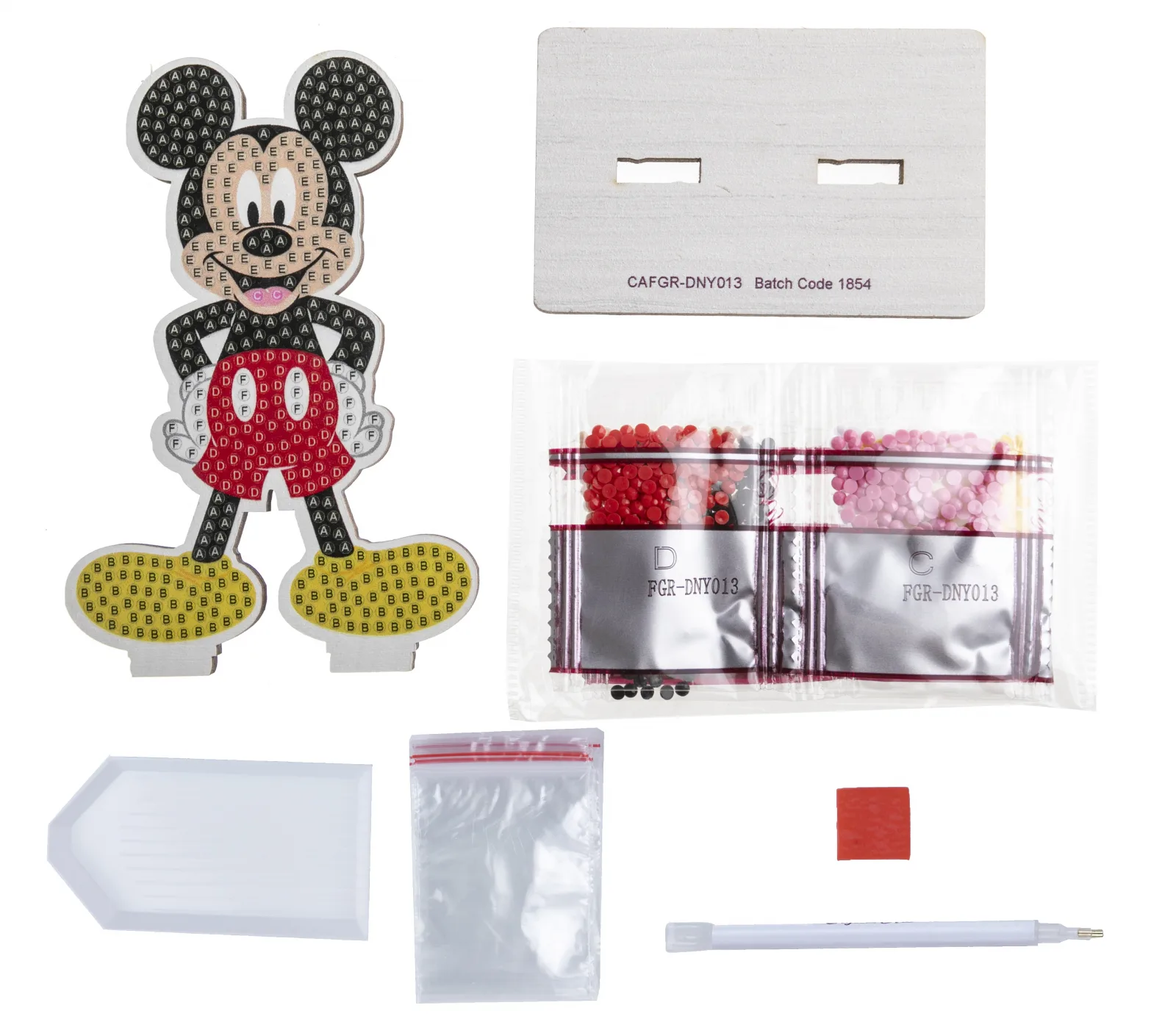 Комплект за диамантена бродерия, Craft Buddy, Crystal Art Buddies, Мики Маус, 7 части - Image 5