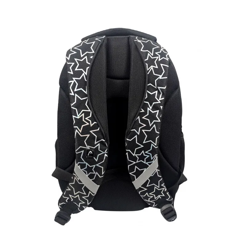 Ученическа раница, Head, AB300, Светещи звезди, 42 x 30 x 19 см - Image 4