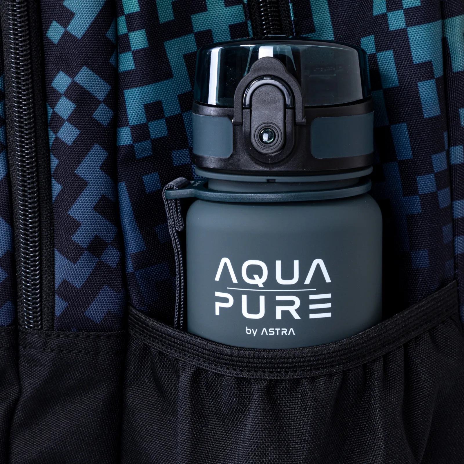 Ученическа раница, HEAD, Зелени блокчета, AB300, 42 х 30 х 19 см - Image 3