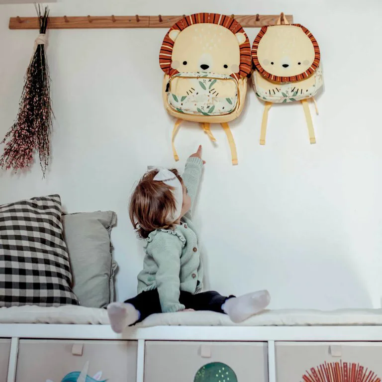 Детска раница, Sassi, Лъв, 27.6 х 36 см - Image 10