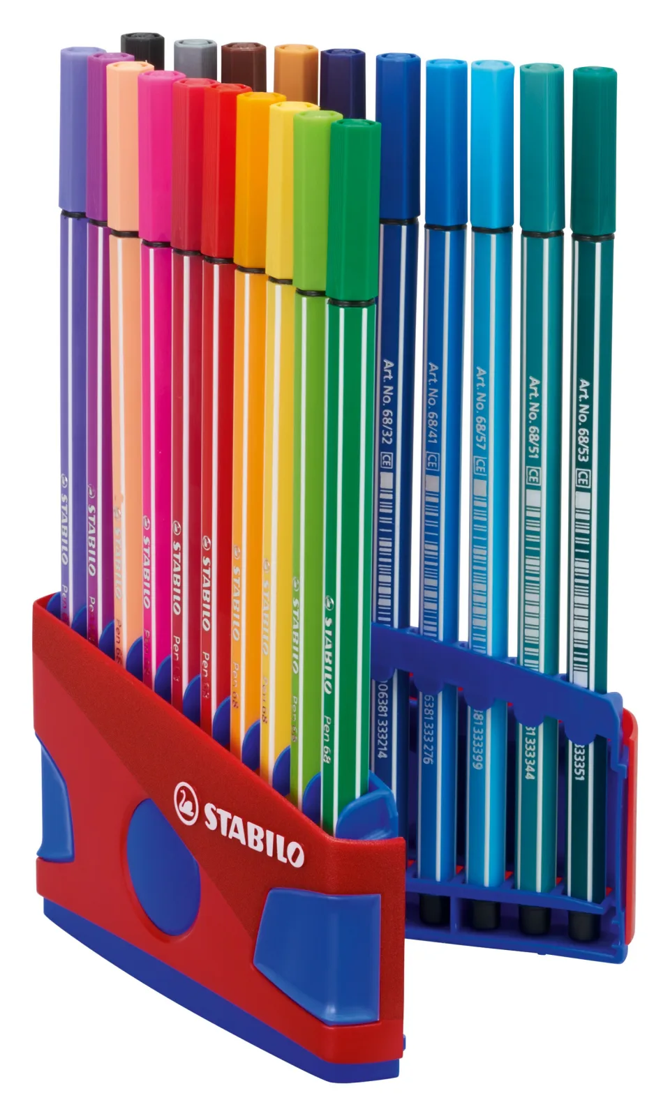 Комплект флумастери, Stabilo, Pen 68 Color Parade, дисплей, 20 цвята - Image 3