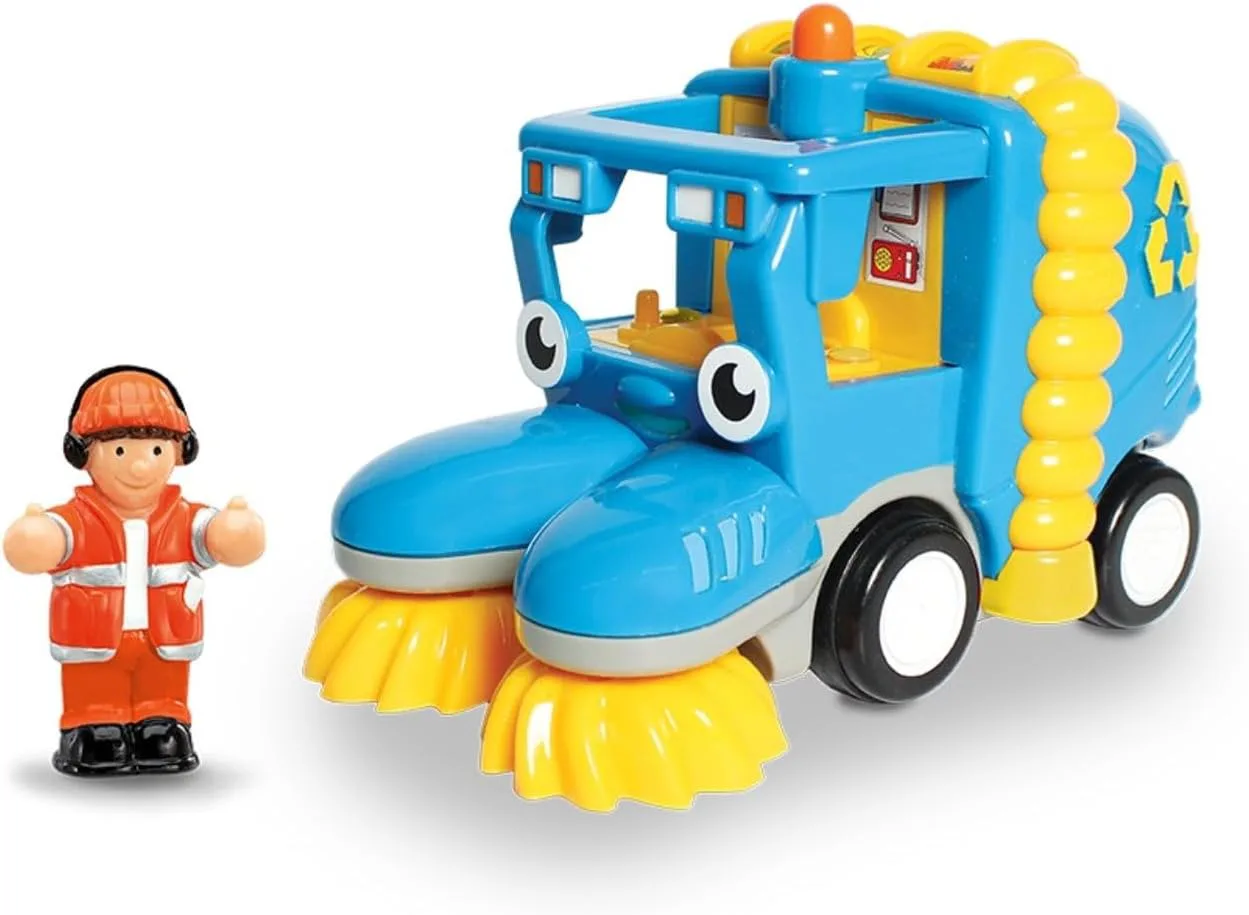Количка за игра, WOW Toys, Камионът за почистване на улици на Тейлър - Image 3