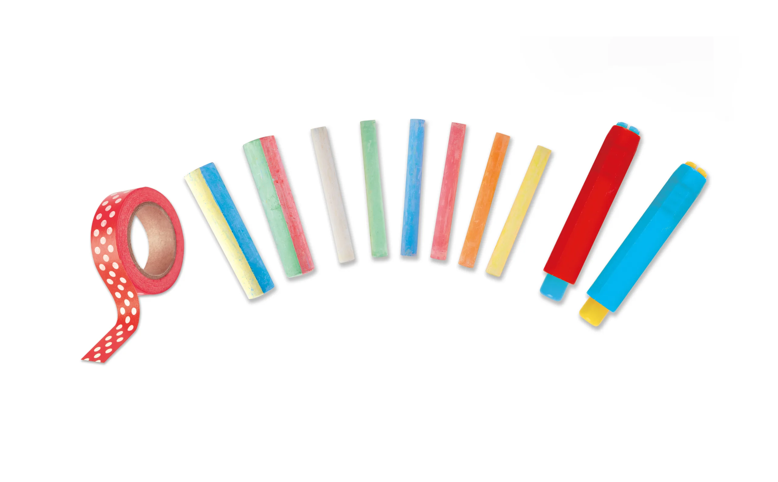 Творчески комплект, Hape, Забавно рисуване с тебешири и шаблони, 21 части - Image 4