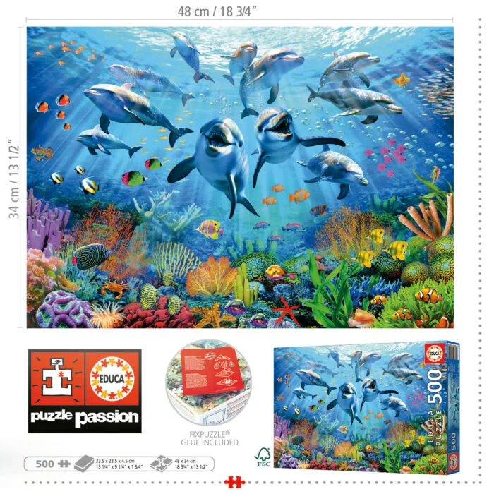 Пъзел, Educa, Парти в морето, 500 части - Image 3