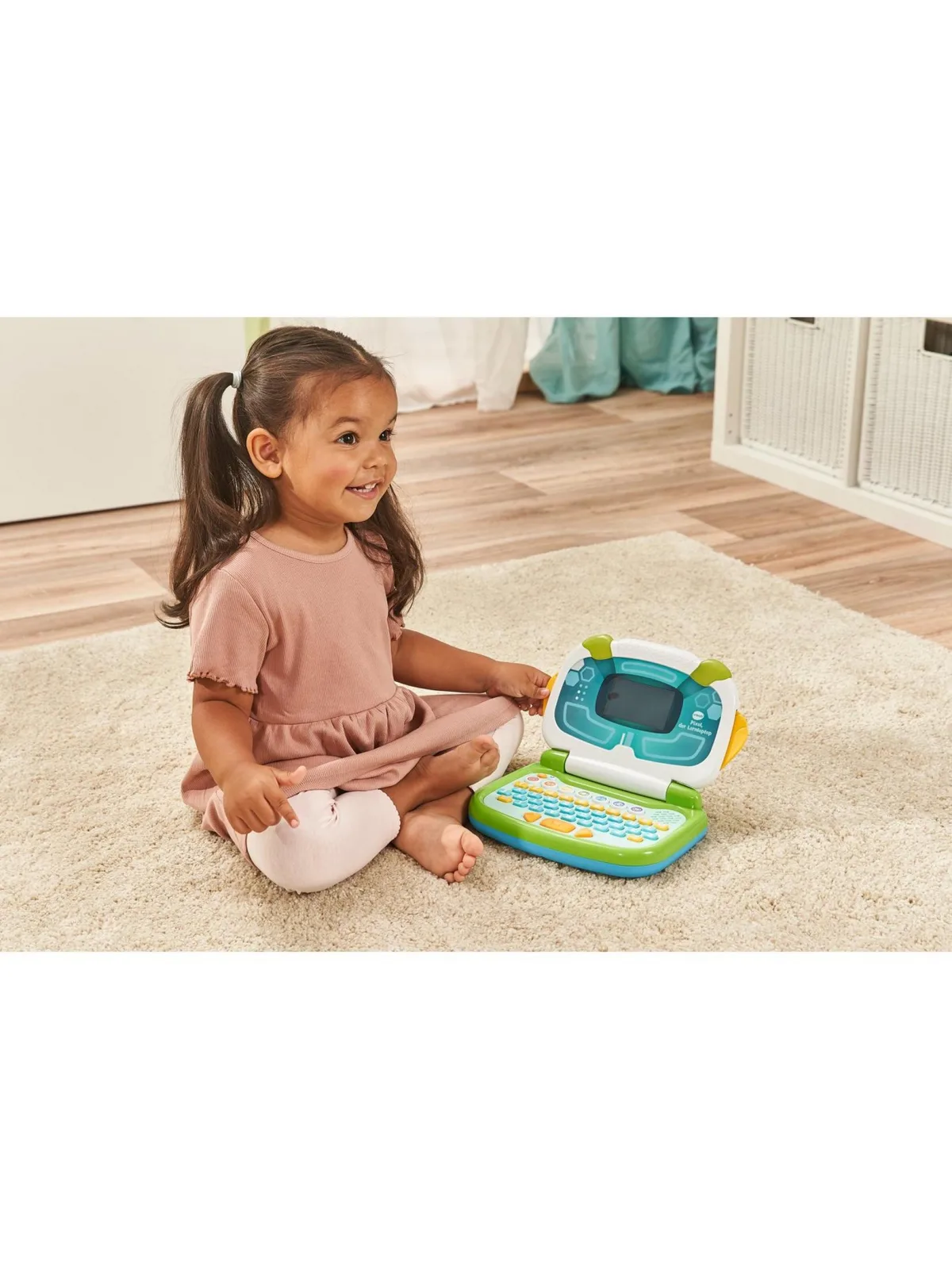 Интерактивна играчка, Vtech, Leap Frog, Образователен лаптоп, 24 х 20.5 х 5.7 см, Зелен - Image 3