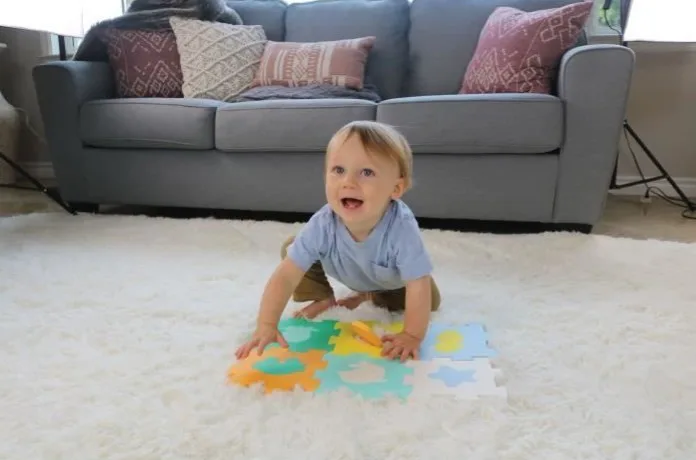 Мини мека постелка от пяна, Infantino, Пъзел, Морски животни - Image 4