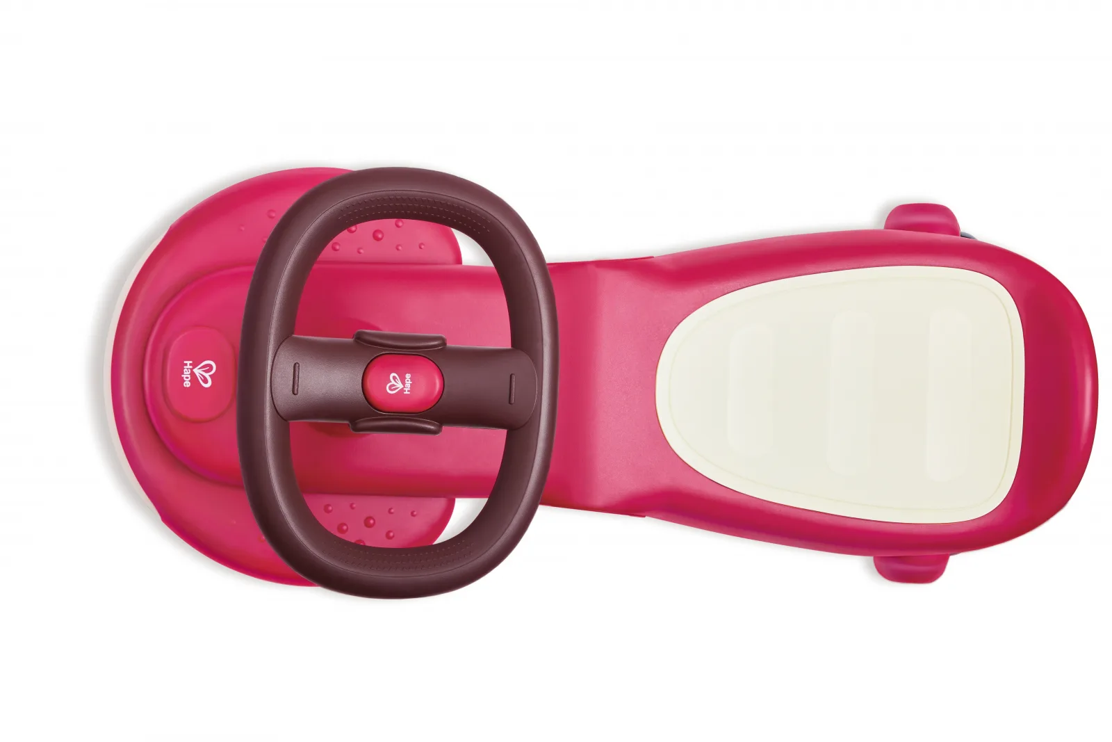 Балансираща количка с LED светлини, Hape, Червена - Image 6