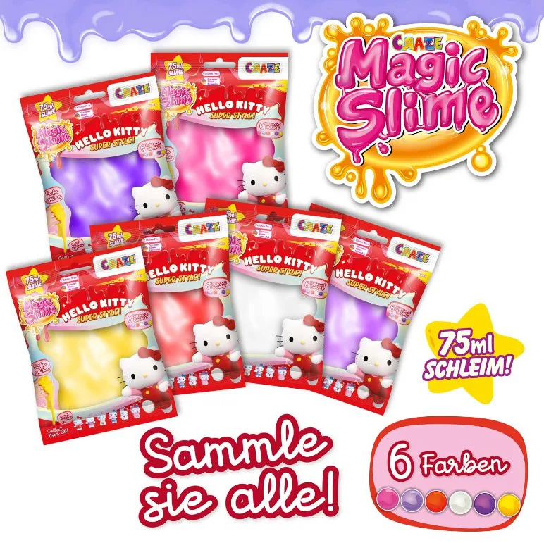 Магически слайм в торбичка с изненада, Craze, Hello Kitty - Image 4