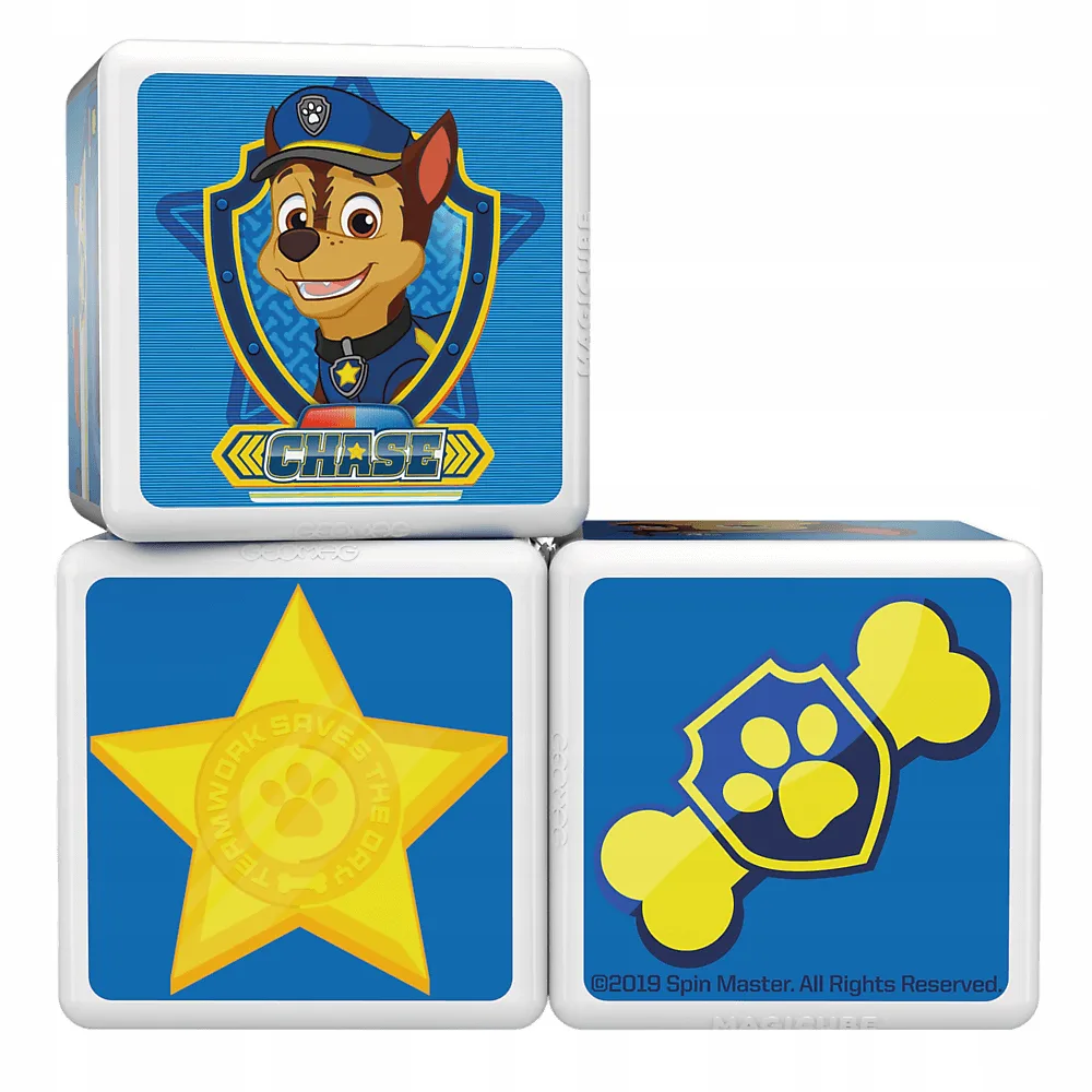 Магнитен конструктор, Geomag, Magicube, Paw Patrol, Полицейската кола на Чейс 079, 5 части - Image 7
