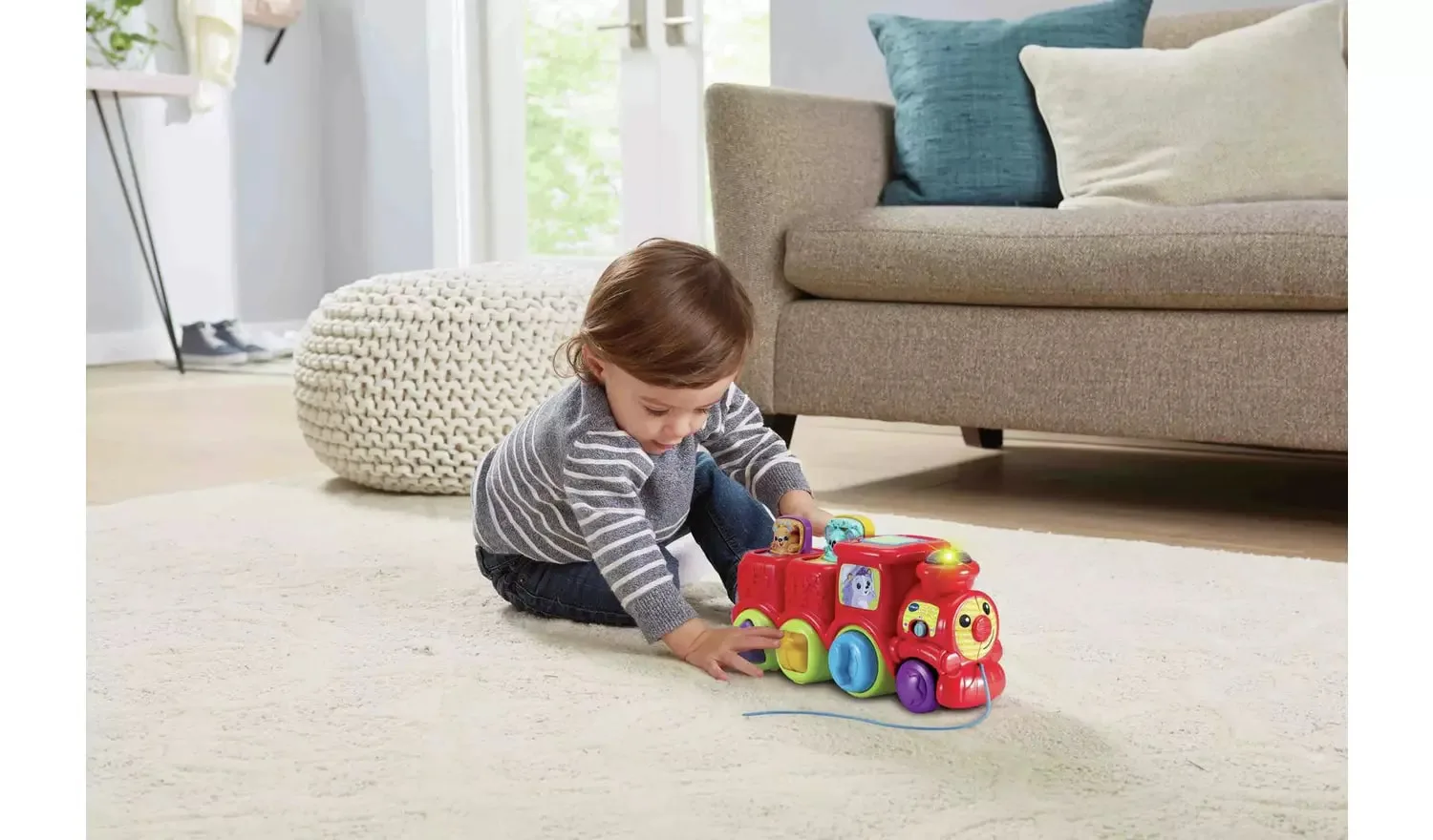 Интерактивна играчка, Vtech, Музикален влак с животни, 12.7 х 29 х 13.7 см - Image 3